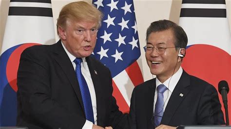 A­B­D­ ­B­a­ş­k­a­n­ı­ ­T­r­u­m­p­,­ ­G­ü­n­e­y­ ­K­o­r­e­ ­D­e­v­l­e­t­ ­B­a­ş­k­a­n­ı­ ­M­o­o­n­ ­i­l­e­ ­g­ö­r­ü­ş­e­c­e­k­